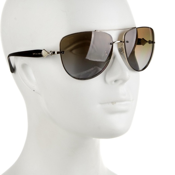 Bvlgari Aviator Polarized Sunglasses - Picture 2 of 10